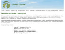 Tablet Screenshot of lindenleisure.com